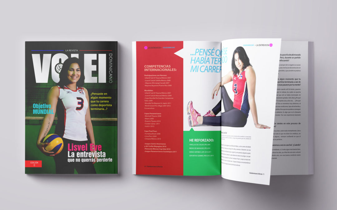 Diseño y Diagramación “Revista Voleibol Dominicana” | Cliente: Voleidominicano