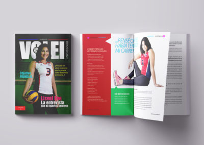 Diseño y Diagramación “Revista Voleibol Dominicana” | Cliente: Voleidominicano