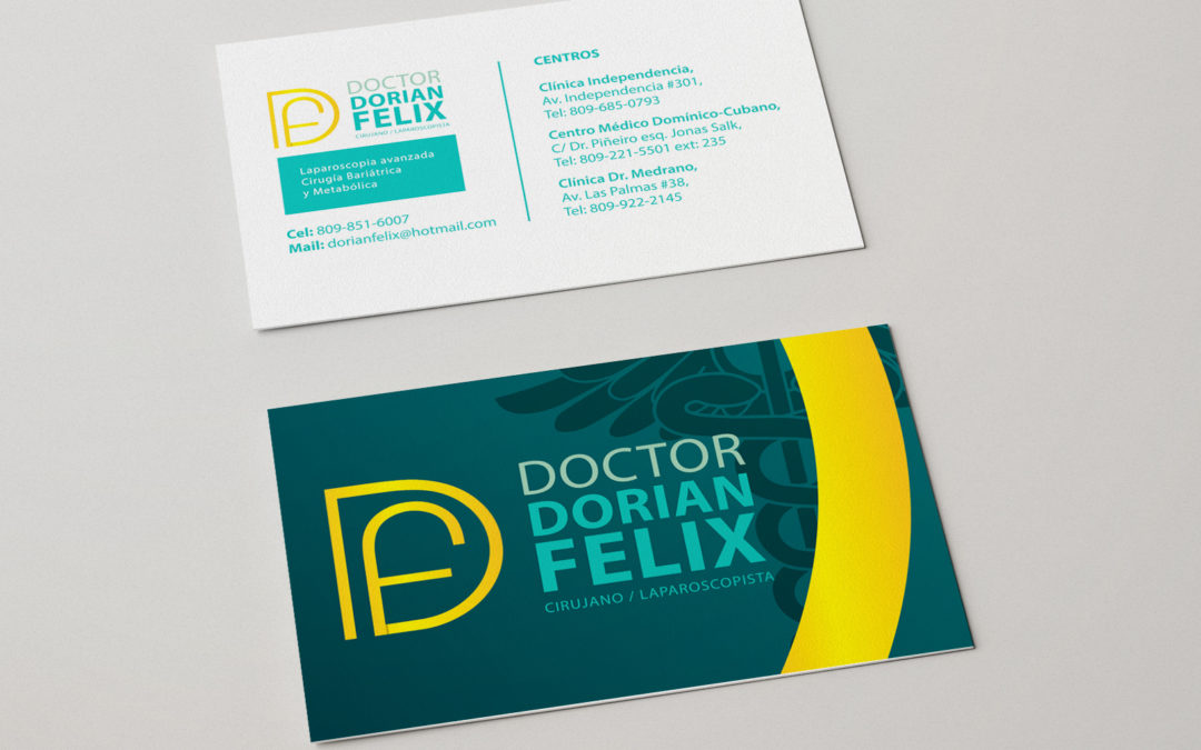Diseño Línea Gráfica (Tarjeta) | Cliente: Dr. Dorian Felix